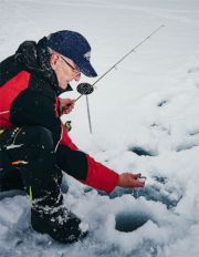 Eisfischen in der Schweiz